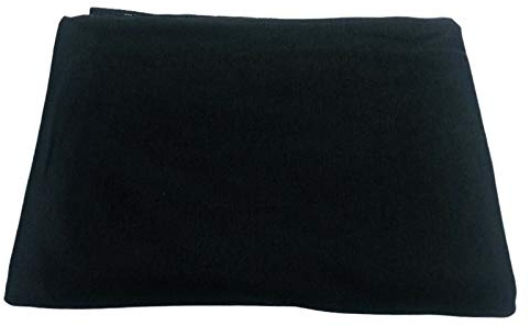 Kiran Fashion Solid Plain Jersey Scarf Wrap Hijab Stretchy Lycra Maxi (Black)