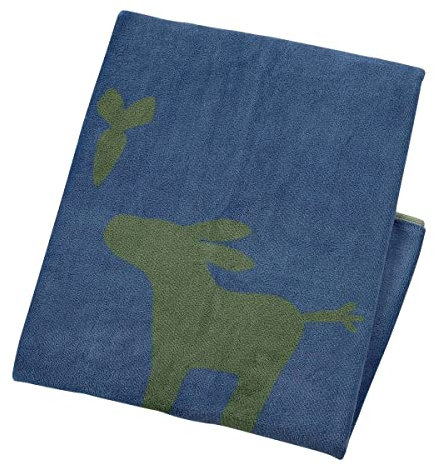 Sterntaler Plüsch-Decke Emmis Garden blau