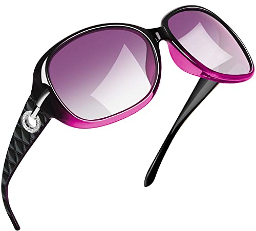 Joopin Elegante Große Sonnenbrille Damen Polarisiert XL Übergroße Brille | Oversized Rahmen für breite Gesichter, UV400, Ultraleichtes Material, Fashion, Fahren, Einkaufen, Reisen, Strand, Wandern