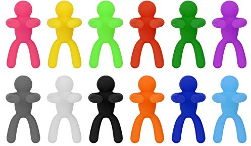 Joyzan Silicone Drink Markers, Marker Wine Glass Identifier Charms Party Reception Identifiers Mark Tag Identification Decoration Drinks Cup Champagne Cocktail Bottles Wedding Favor Flutes Cocktails