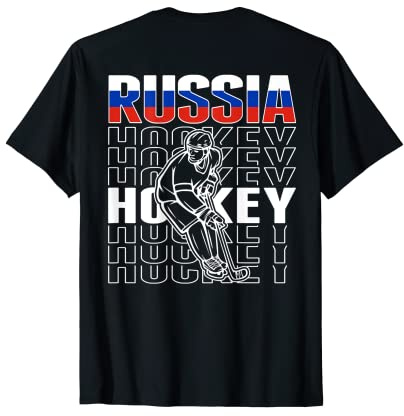 Russland Eishockey Fans Trikot Russisches Hockey Team Supporter T-Shirt