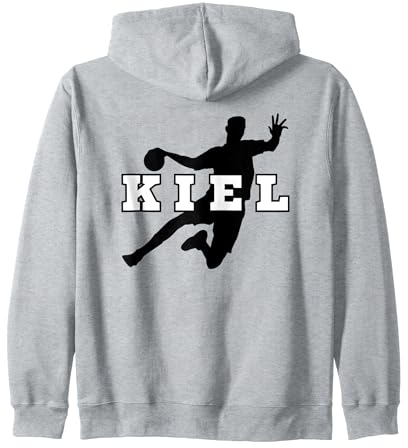 Kiel Handball Mannschaft Verein Fan Schleswig-Holstein weiss Kapuzenjacke