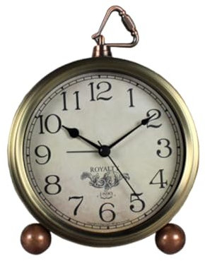 PRETYZOOM 1stk Klassischer Wecker Retro-Uhr Digitaluhren Kleine Tischuhr Reise Tischuhr Nachttischwecker Leise Desktop-wecker Retro-wecker Kinderwecker Lauter Wecker Ornamente Schreibtisch