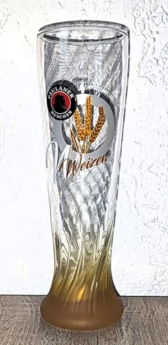 Rahm & AngiesStrickzauberber venduto: Paulaner bianco bicchiere/grano/bicchiere da birra/bicchiere da birra di grano/raro