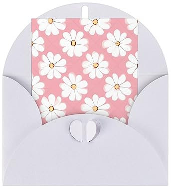 RQMPHUGNCF Weiße Chrysanthemen-Texturkarte mit Perlenpapier, Urlaubs-Grußkarten für Weihnachten, Geburtstage, Jubiläen und Partys