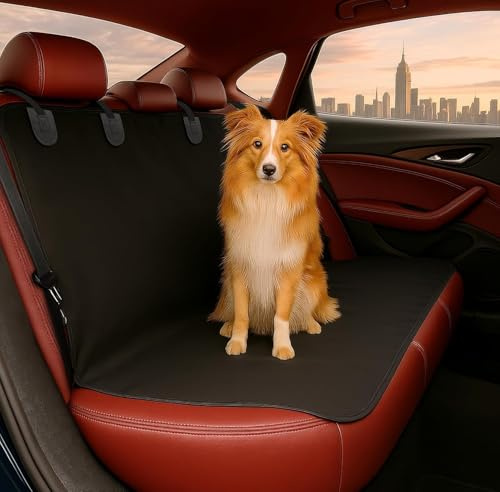 Alfheim Dog Car Seat Protection Covers Waterproof Nonslip Washable Rear Seat Cover for Dog Backing, Suitable for All Cars Trucks & SUVs(144 * 110cm)