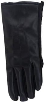 HomeRelax&Style Gefütterte Winter Damen Handschuhe » Kunstleder PU Nappa » Fingerhandschuhe Teddy Fell Innenfutter I Winterhandschuhe mit Teddyfell » Touchfunktion Farbe Schwarz