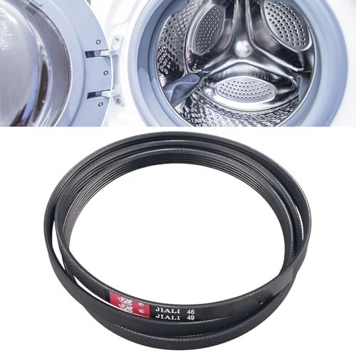 7PH2012 Riemen für Wäschetrockner, Breite 11,2 mm | Zubehör für Wäschetrockner/Waschmaschine, Keilriemen, Zubehör, für Haus und Hotel, schwarz
