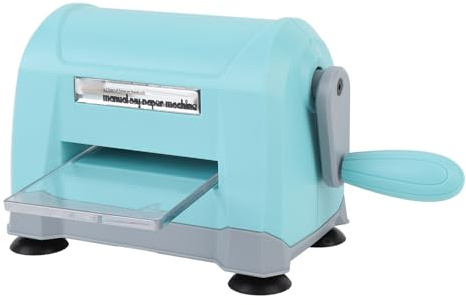 Dioche Máquina de Estampado Manual Máquina de Troquelado y Estampado A6 - Cortador de álbumes de Recortes Manual Portátil para Tarjetas de Felicitación e Invitaciones - Diseño Versátil, Fácil de
