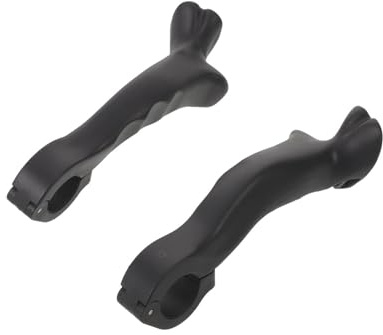 TOYANDONA Cycling Handlebar Ends 22.2Mm Bull Horn Mountain Bike Bar Extensions Added Stability for Complex Terrain Riding 2Pcs