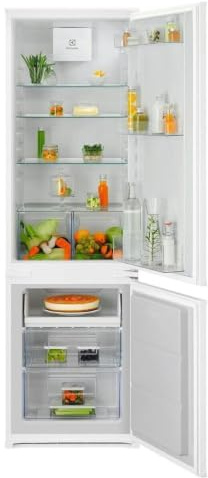 Electrolux KNA6DE18S - Frigorifero Combinato da Incasso 269 Litri Classe Energetica E Statico Low Frost Bianco