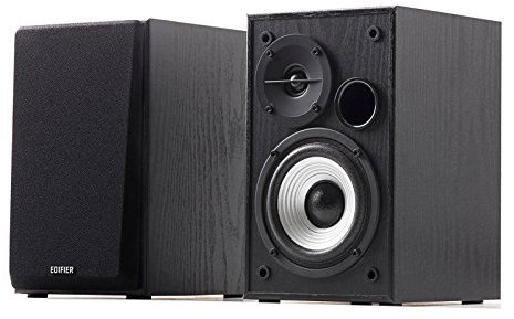Edifier R980T 4 Active Bookshelf Speakers - 2.0 Computer Speaker - Powered Studio Monitor (Pair)