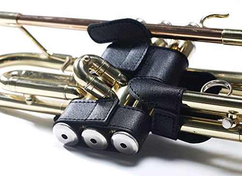 Pampet Gerader Dämpfer für Trompete, direkte Dämpfung Ventilschutz aus Leder für Trompeten.