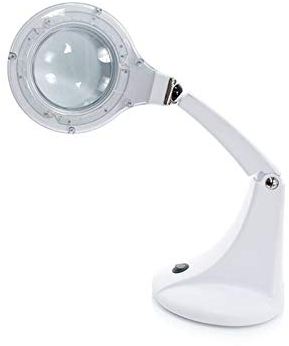 Lupenlampe Lupenleuchte Arbeitsplatzlampe Kosmetiklampe ELEGANTE MINI 30 LED SMD 5D