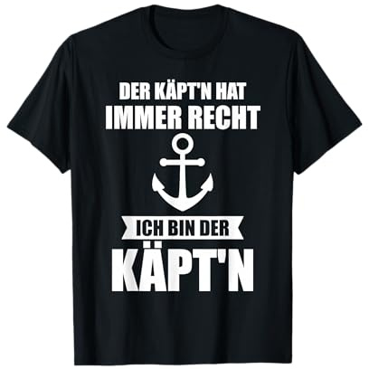 Lustige Bootsschein Sprüche über Bootsfahrer T-Shirt für Erwachsene Bootsliebhaber - Schwarz, Kurzarm, T-Shirt, S