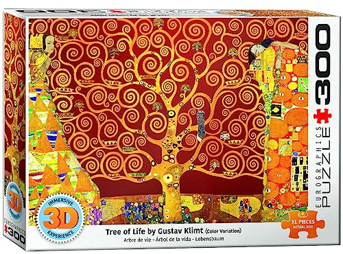 Eurographics 6331-6059 - Albero della vita 3D di Gustav Klimt Puzzle, misura grande