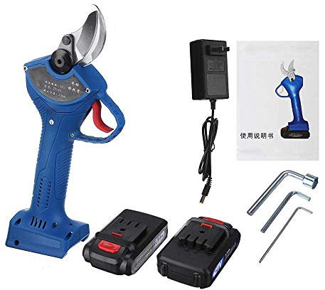 Potatura elettrica senza fili professionale da 21 V, tagliabordi a batteria al litio da 2 Ah, diametro di taglio 30 mm, piccolo regalo