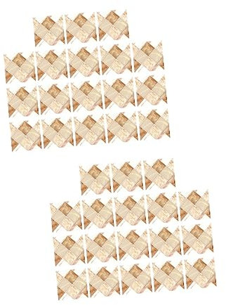 Housoutil 2sets Easy Peel Stick Wandtattoos Küche Bad Fliesenaufkleber Kaffee Aufkleber 18pcs * 2