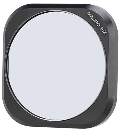 Filtro Obiettivo per Ace Pro, Filtro per Fotocamera Sportiva con Telaio in Alluminio per Ace Pro, Filtro Obiettivo 10X Filtro per Fotocamera Sportiva