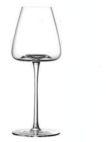 CHFYIJYHM Copa de vino de cristal Disfrute degustando un buen vino con una fina copa de reserva 250-600 ml Copa de vino tinto ligera y fina Copa de champán Juego de vino clásico(550ml)