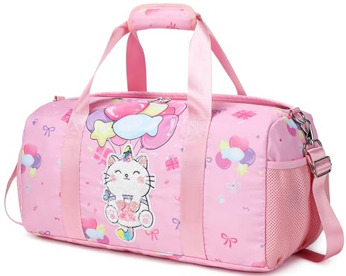 Borsone Palestra Borsa Sportiva Bambina Borsa Piscina Bambina Borsone da Viaggio con Scomparto Scarpe Separato