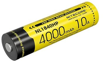 Nitecore NL1840HP Rechargeable 18650 Li-Ion Battery 4000mAh