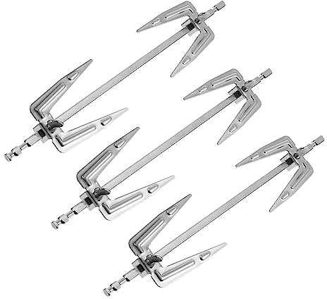 Toddmomy 3pezzi Forchette Bbq Inossidabile Girevoli e Versatili Per Grigliate Accessori Per Barbecue Per e