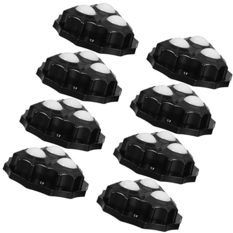 DOITOOL 8pcs Self-adhesive Caster Wheels for Furniture Mini Swivel Casters Appliance Wheels for Kitchen Appliances Silent Rollers