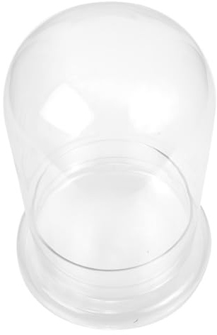 MALUGOGO Creative Diy U-shaped Glass Flower Dome 15cm x 20cm Glass Display Bell for Home Decor and Miniature Landscape