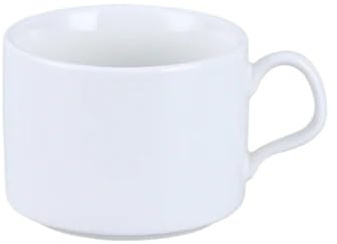 LHSJYG Tazza da caffè con piattino Set di tazze e piattini da caffè in ceramica, colore bianco puro, for tè al latte(Style 17)