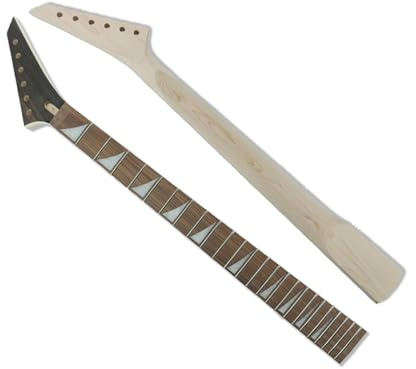 Mástil de guitarra DIY Partes de guitarra eléctrica mástil de arce 24 trastes
