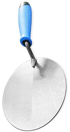 Paletas de acero inoxidable con mango ergonómico para enlucido de pared, nivelación de suelos, constructor profesional, herramienta de enlucido fácil de limpiar