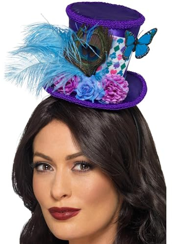 Mad Hatter Mini Feather Hat
