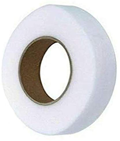 25 x meter fållnät stor rulle wonder iron on tape sömnad bindning långa märken skola arbetsbyxor sadelgjord hantverk mästare skräddare hem och kontor vit sömnad Storbritannien gratis P & P