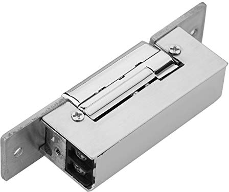 Cerradura eléctrica, cerradura electrónica, montaje en embutir ajustable fácil de instalar para edificios de oficinas Puertas de acero inoxidable de alta dureza, puertas de madera más