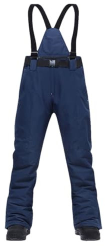 Große Größe Skihose Herren -30 ℃ Warme Schneehose Winter Ski Snowboard Hose Man Blue M