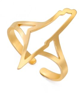 Dreamtimes Israel Palästina Karte Finger Ringe für Frauen Männer Edelstahl Einstellbare Offene Ringe Land Geographie Schmuck Geschenk