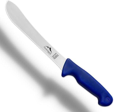 HESTENBERG Solingen Germany Rindschlachter in Blau, geeignet als Metzgermesser, Schlachtmesser & Fleischmesser (8)