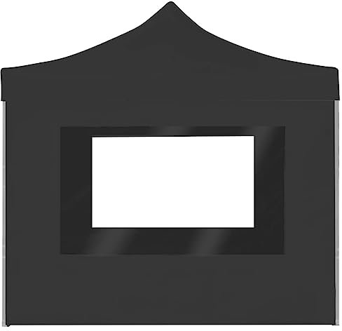 Tent Carport, pergola, tente de cuisine, tente de réception, professionnelle, pliable, avec parois en aluminium, 2 x 2 m, anthracite, pour terrasse, événements, jardin, camping