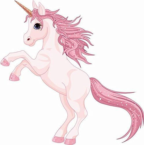 U24 Aufkleber Einhorn Motiv Nr. 6 Sticker Konturschnitt Verschiedene Größen (9 x 9 cm)