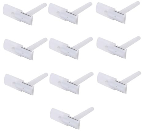HAKIDZEL 75 Stück Teiliges Einwegrasierer Weiß mit Doppelschneidigen Klingen Ergonomisches Design für Sanfte Körperhaarentfernung Sicher und Präzise für Damenbeine und Intimbereich für