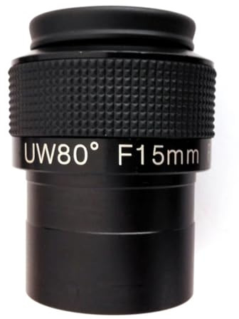 Teleskop 2-Zoll-80-Grad-Weitwinkelokular, 15/20/30/40 mm, mehrfach vergütete Aluminium-Okulare for astronomische Teleskope(2 inch 15mm)