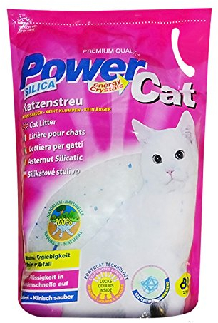PowerCat 8 l x 8 | 8 x 8 l = 64 L Power CAT Magic SILIKAT KATZENSTREU-PowerCat STREU-Forever CLEAN-