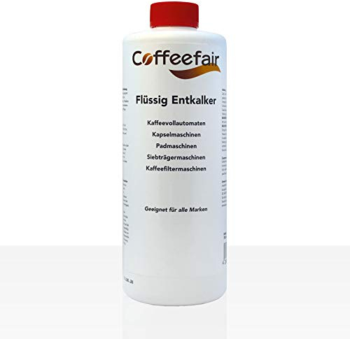 Coffeefair Flüssig-Entkalker 750ml Kaffeemaschinen | Universaler Entkalker für Kaffeevollautomaten, Filterkaffeemaschinen, Siebträgermaschinen | Geeignet für alle gängigen Marken