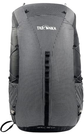 Tatonka Wanderrucksack Skill 30l RECCO - Ultraleichter Rucksack mit Rückenbelüftung und Recco-Notfall-Reflektor - 30 Liter Volumen (black)