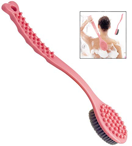 iwobi Bagno Doccia Spazzola,Spazzola per doccia lunga manico per pulizia della pelle,Esfoliante