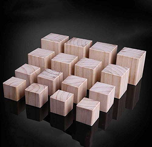 WaiMin 4* Solid Wood Heightening Mat - Sofa Coffee Table Support Block - Wood Block Bed Height Increased - Raised Table Height Table Legs (Size : 7 * 7 * 10cm)