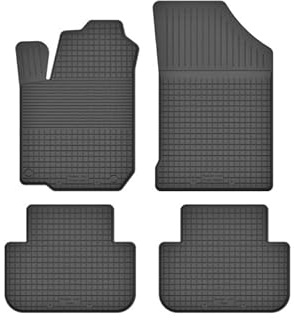 Gummimatten Automatten Gummifussmatten Gummi Fußmatten Satz für Toyota Aygo I Bj. 2005-2014 U_C-19