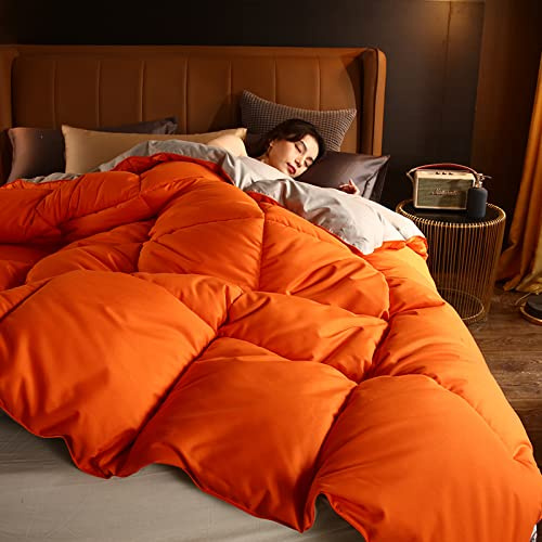 Bettdecke 200x200cm,Duvet 135 cm X 200 cm,Lightweight Cotton Blanket,Warme, Leichte Daunendecke FüR FrüHling/Herbst/Winter, Einzelbett, Doppelbett,ö,180x220cm (3kg)