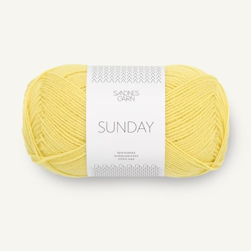 SANDNES GARN Sunday - Farbe: Lemon (9004) - 50 g/ca. 235 m Wolle